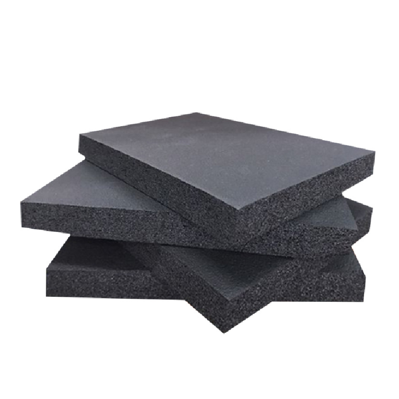 Glass wool insulation material being handled