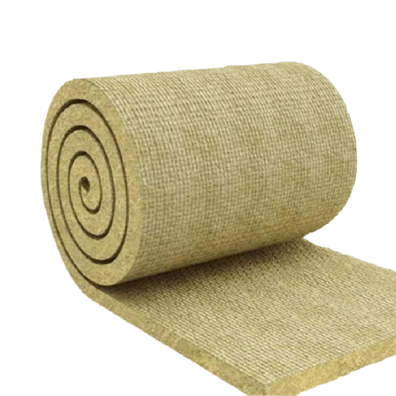 Glass wool insulation material being handled