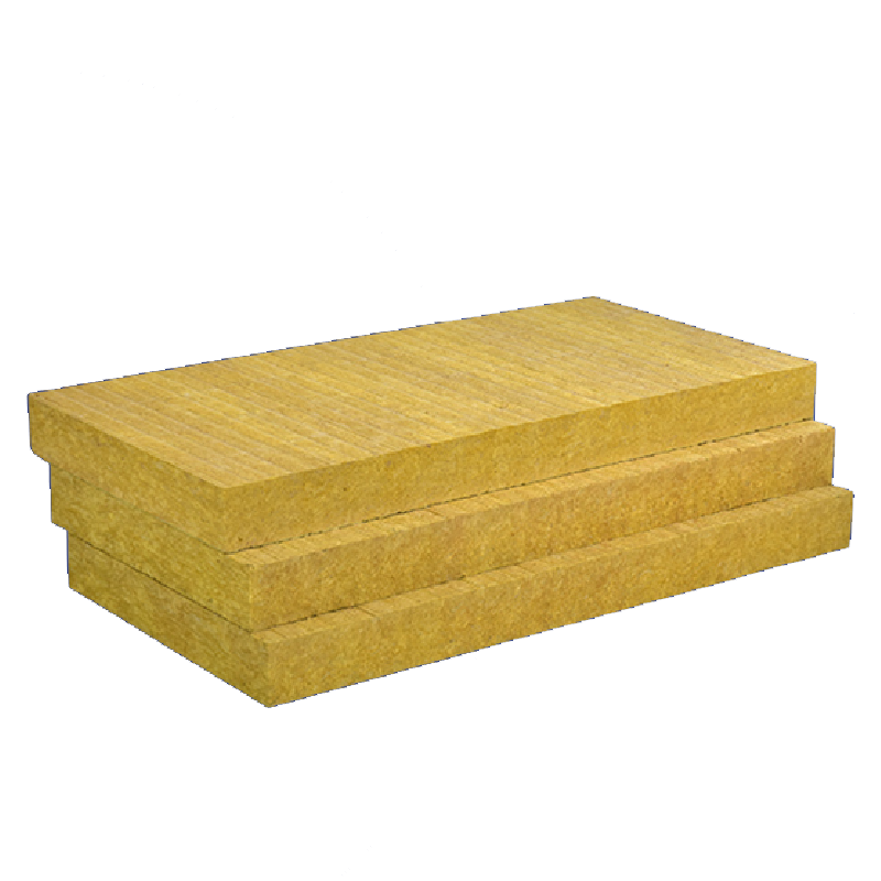 Glass wool insulation material being handled