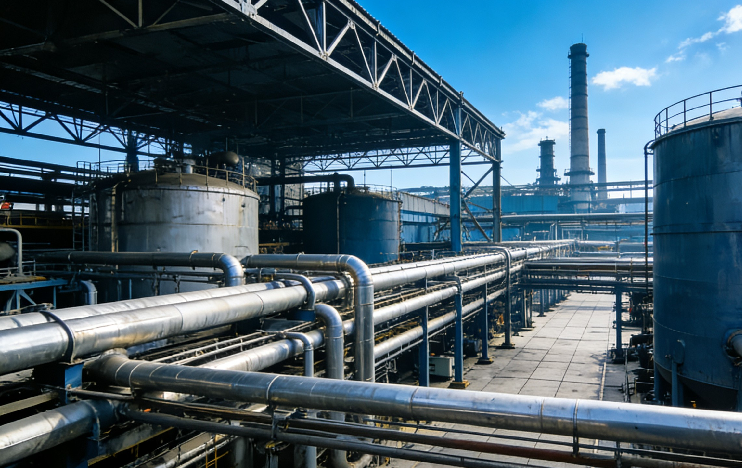 For petrochemical plants and smelters