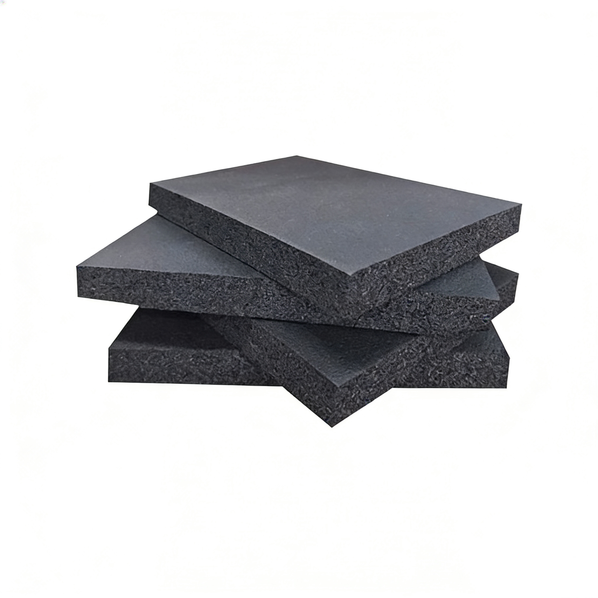 Glass wool insulation material being handled